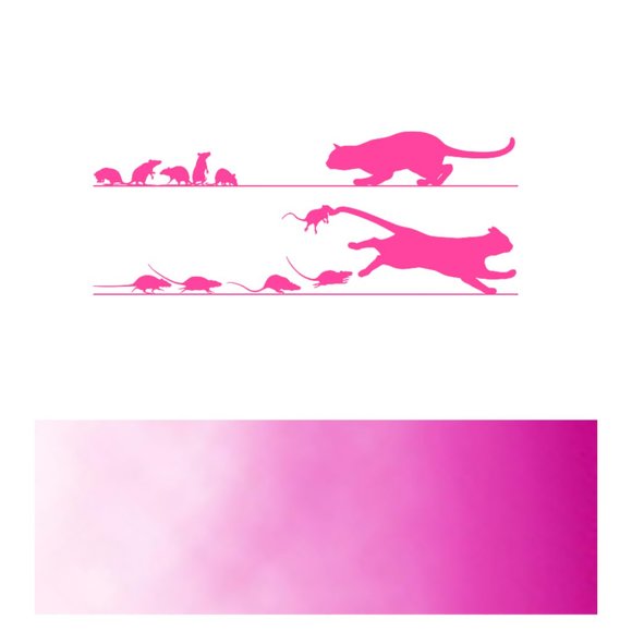 Rats Chasing Cat- Car stickers-Vinyl Decals-Cool Sticker-Funny Sticker-Laptop - Picture 7 of 14